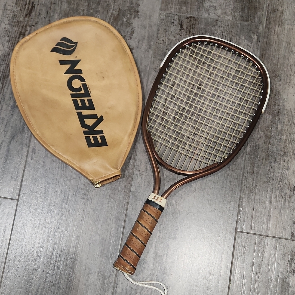 Vintage Racquet with Cover